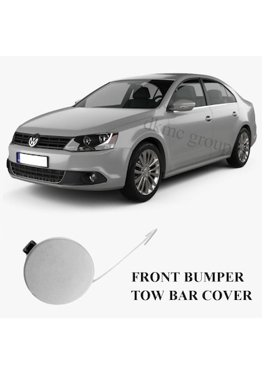 Jetta 2011-2014 Model Arası Uyumlu Ön Tampon İçin Çeki Demiri Kapağı Astarlı