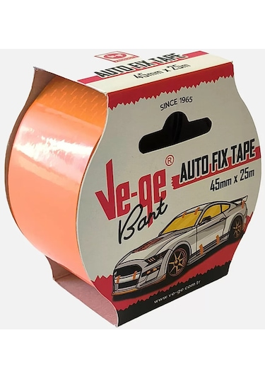 Vege Auto Fix Tape Turuncu 45mmx25 Mt