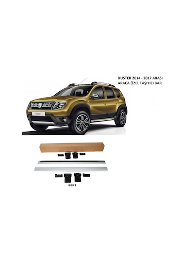 Dacia Duster Port Bagaj Çıtası / Tavan Ara Atkı Barı 2014-2017 (434678871)