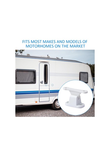 Karavan Ve Karavan İçin 2 Adet Kapı Kilidi 35 Mm Ve 48 Mm Montaj Delikleriyle Uyumlu Karavan Aksesuarları Bölmeler İçin Beyaz Kilit Takviye