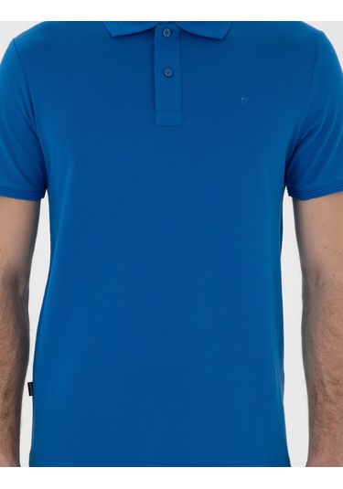 Pierre Cardin Erkek Saks Tişört Basic 50302561-vr045 Saks