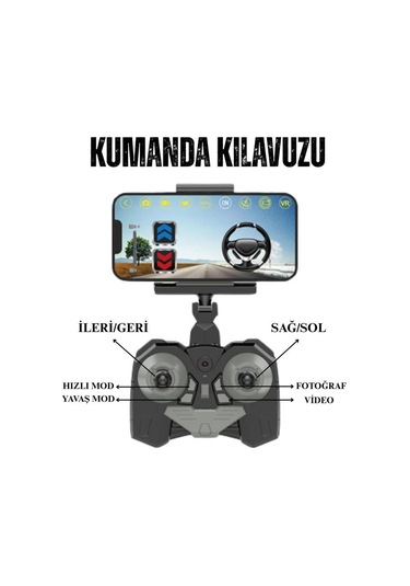 Usb Şarjlı Kameralı Oyuncak Spor Araba Turuncu - Mavi