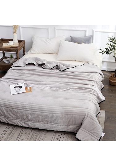 Jian Fan "yaz Serin Yorgan Ev" Lima Yorgan "renk Yaz Yorgan Gümüş