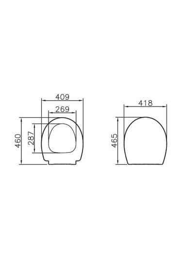 VitrA Memoria Klozet Kapağı Yavaş Kapanır Mat Siyah 106-083R009