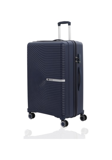 Mçs Polipropilen 3lü Valiz Seti Orta & Kabin & Makyaj V374 S24sy1000080-set 00008 Lacivert