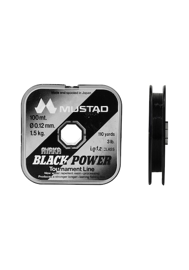 Mustad Ayaka Black Power Tournament L. 0,14Mm 100M