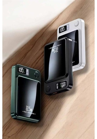 Pratik Ve Taşınabilir 10.000 Mah Wireless Powerbank Hızlı Şarj Çok Renkli