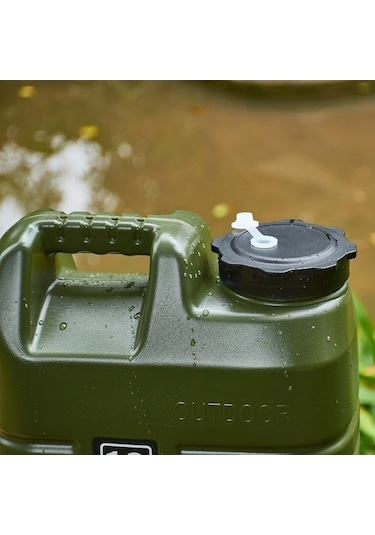 Novahub Sunnyhike 12l Musluklu Dayanıklı Kamp & Piknik Su Bidonu, Küçük Boyutlu Altın