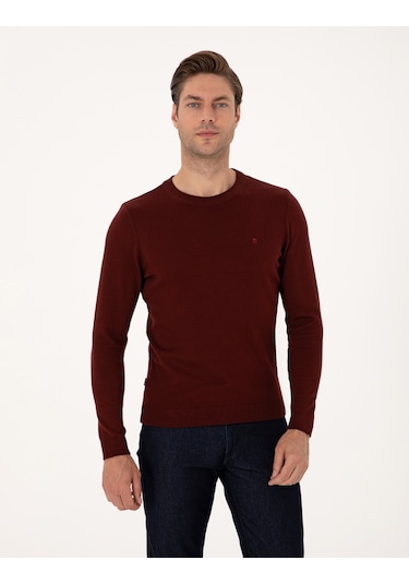 Pierre Cardin Erkek Bordo Kazak /triko 50314192-vr014 Bordo