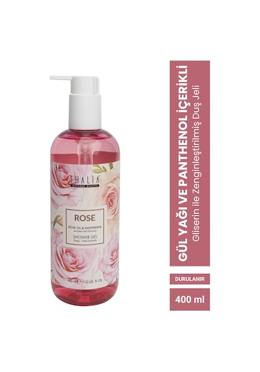 Thalia Gül Özlü Nemlendiricili Duş Jeli 400ml Gül Yağı