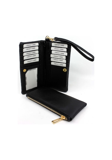 Yumuşak Deri Ikili Bayan Cüzdan