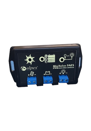 Alpex 3 Amper 12 Volt Solar  Şarj Kontrol Cihazı