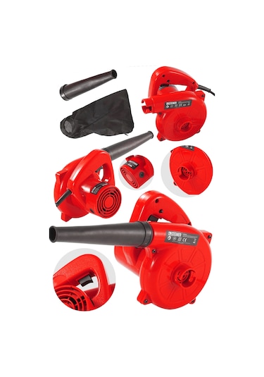 Steiner 3000 W Hava Kompresörü Elektrikli Devir Ayarlı Hava Üfleme Makinesi Kırmızı