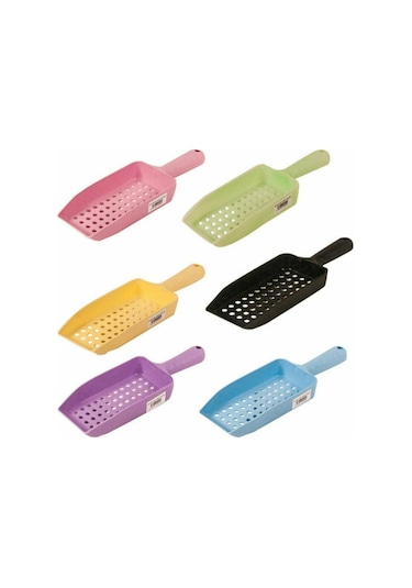 Poliwork İos Kedi Kumu Küreği Çok Renkli