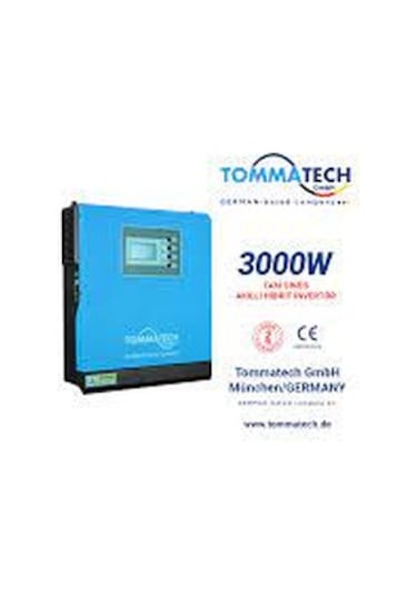 Tommatech 3 Kw 3000 W Tam Sinüs Akıllı İnverter 24V Tt-New3K