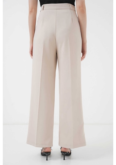 Gabria Bol Paça Cepli Pantolon Bej