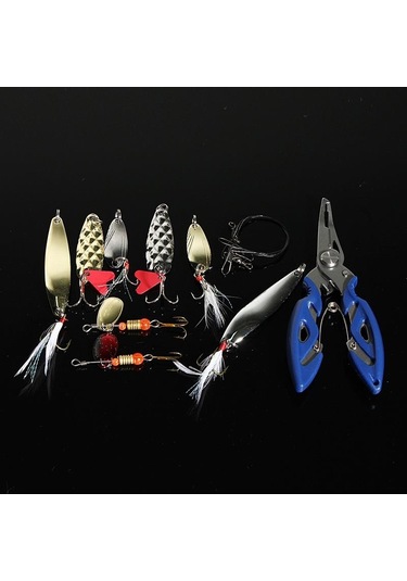 101 Adet Balıkçılık Yem Cazibesi Kiti Olta Takımı Yeşil