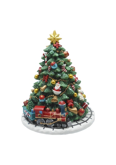 Karaca Home New Year Tree Müzikli Yılbaşı Obje 15cm
