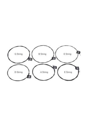 Orphee Nx35-C Siyah Renk Klasik Gitar Tel Seti-Pena