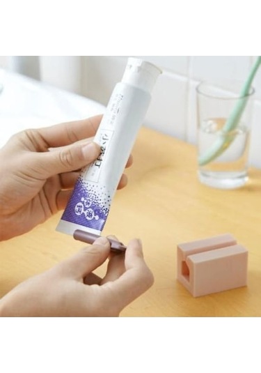 Novahub Mavi Manuel Diş Macunu Sıkacağı Taşınabilir Ev Banyo Malzemeleri Yüz Temizleyici Sıkacağı Mavi Mavi