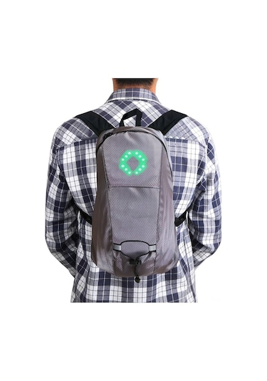 Didadodo 15l Led Bisiklet Sırt Çantası - Su Geçirmez, Uzaktan Kumandalı Güvenlik Aydınlatması, Çok Renkli Çok Renkli