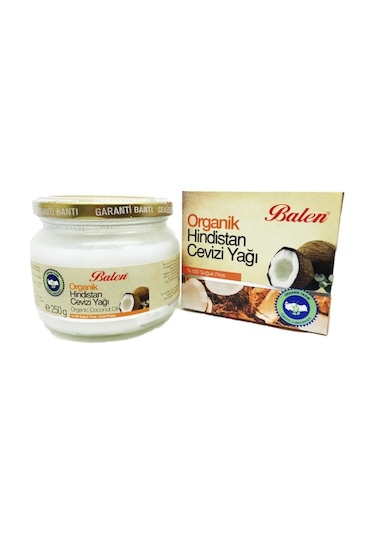 Balen Organik Hindistan Cevizi Yağı 250 G
