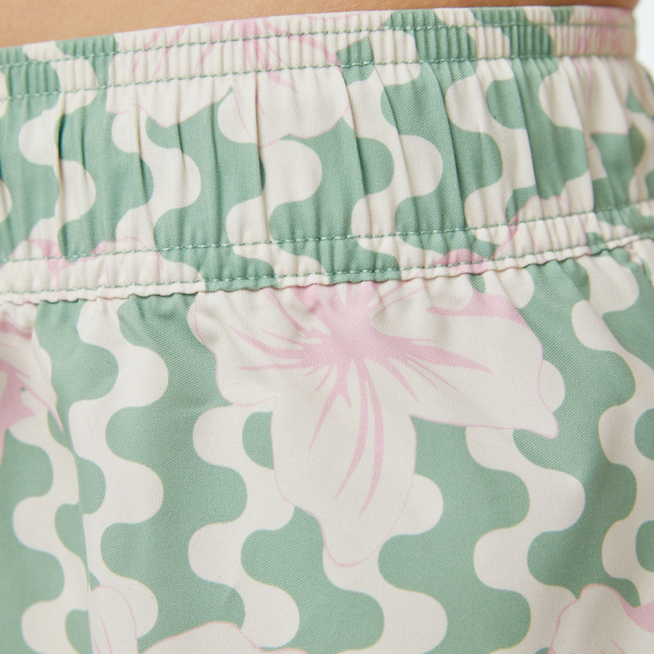 Roxy No Bad Waves Kadın Yeşil Deniz Şortu Erjbs03313 Yeşil