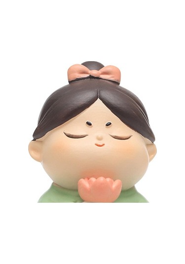 Opulentliving Suntek Reçine Kız Heykeli, Ev Dekorasyonu, Küçük, Ofis Ve Araba İçin Küçük