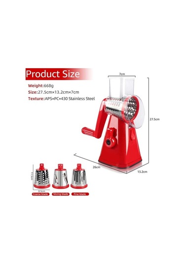 Novahub Beyaz Myvıt Mandoline Kesici, Çok Fonksiyonlu Yuvarlak Dilimleme Mutfak Aleti, Peynir Ve Fıstık İçin, Küçük Ve Pratik Beyaz