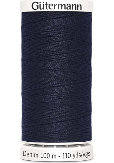 Gütermann Denim 100 Kot İpi - Tek Ebat / Lacivert
