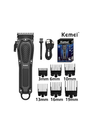Km-1071 Elektrikli Saç Kesme Makinesi Ubs Şarj Edilebilir Akülü