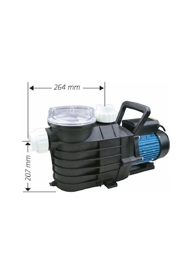 Water Ws-2537 Filitreli Havuz Pompası 1.5 Hp 220V