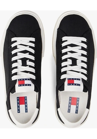 Tommy Hilfiger Tjw Flatform Canvas Sneaker Siyah