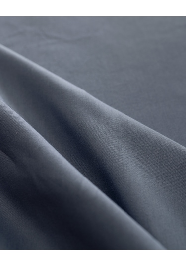 Ciel Tek Kişilik %100 Pamuk Lastikli Saten Çarşaf - Koyu Mavi 8684427179604 Mavi