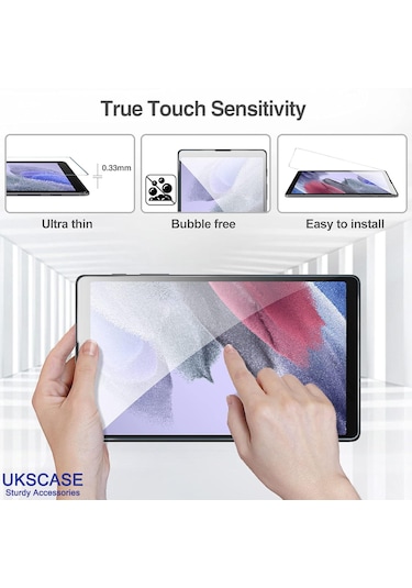 Samsung Uyumlu Galaxy Tab A7 Lite 8.7 İnç 2021 Temperli Cam Ekran Koruyucu 2 Adet