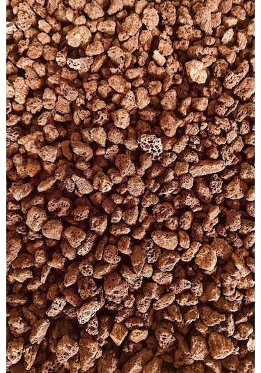 Kırmızı Pomza Taşı 8-16 Mm 15  KG Volkanik Cürüf Ponza Lav Kırığı