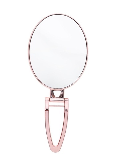 Dolıty Seyahat Için Katlanır El Çift Taraflı Ayna Masa Pembe Pembe