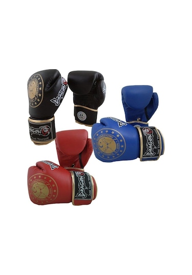 Dragondostore Dragon 30218-P Martina Federasyon Onaylı Muay Thai Müsabaka Eldiv