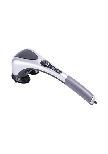 Çift Başlı Masaj Çubuğu Elektrikli Vur Ve Vur Masajı Ve Elle Tutulan Servikal Omurga Masajı 1t2xq8 Gri