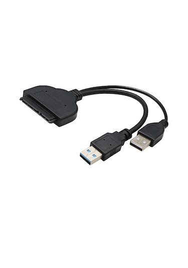 Usb Sata Kablosu Usb 3.0 - Sata 3 Adaptör Bilgisayar Kabloları Konektörleri Usb Sata Adaptör Kablo Desteği 2.5 İnç Ssd Hdd Sabit Sürücü, Siyah
