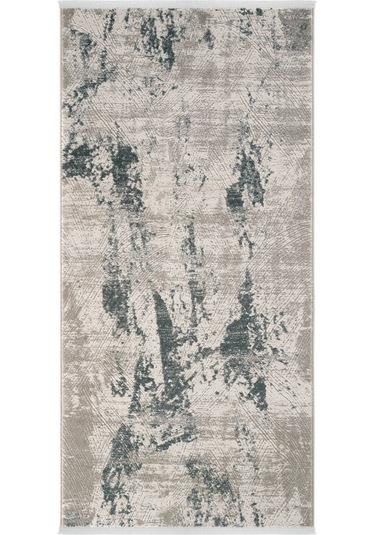 Cool Halı Safir 8617 Mavi Yolluk Uzun Antre Hol Koridor Halısı Modern Dokuma Yatak Odası Halı Yolluk