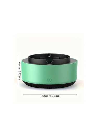 Dashanshop Taşınabilir Şarjlı Hava Temizleyici & Akıllı Kül Tablası - Yeşil