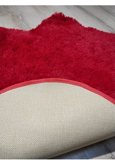 Yamalı Home Tavşan Tüyü Kırmızı Post Halı 60 x 200 Cm