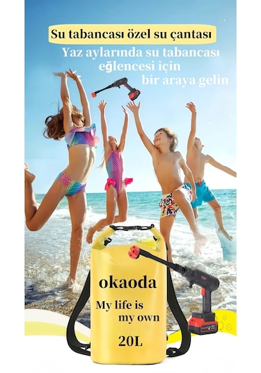 Okaoda XC3820PRO Su Torbası Versiyonu Lityum Pil Fırçasız Motorlu Yıkama Makinesi