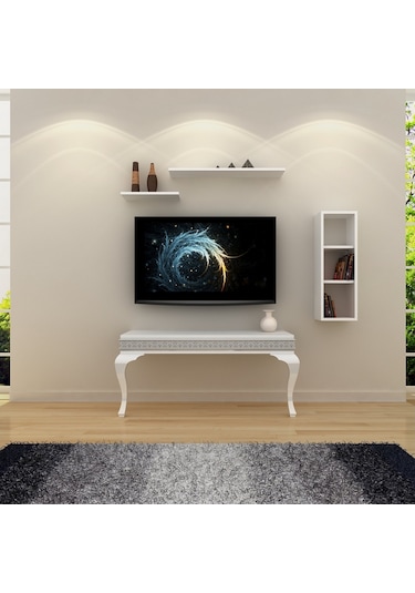 Decorotti - Lucca A3-3 Gizli Bölmeli Tv Ünitesi