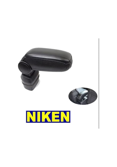 Niken Kolçak Kol Dayama Orta Konsol Vidasız Kolay Montaj Siyah