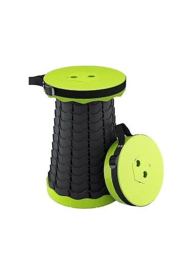 Bloomnest Taşınabilir Katlanır Balıkçı Sandalyesi Yeşil Siyah, Plastik, Polipropilen, Park Ve Kamp İçin Uygun Yeşil - Siyah