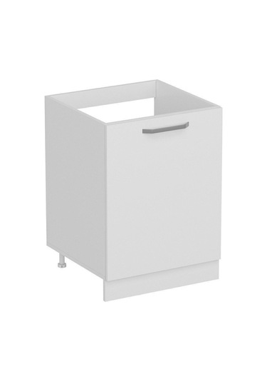 Minar Mutfak Alt Modül 1k 60cm Evye Dolap Beyaz - B1