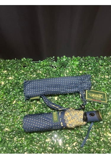 April Tam Otomatik 10 Tel Şemsiye Dayanıklı Ve Modern Tasarım Lacivert