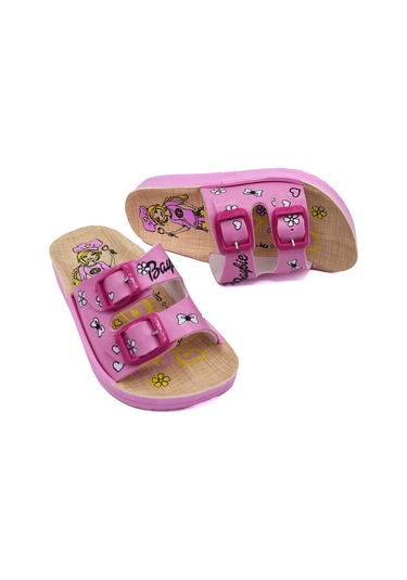 Barbie Kız Çocuk Yumuşak Taban Terlik